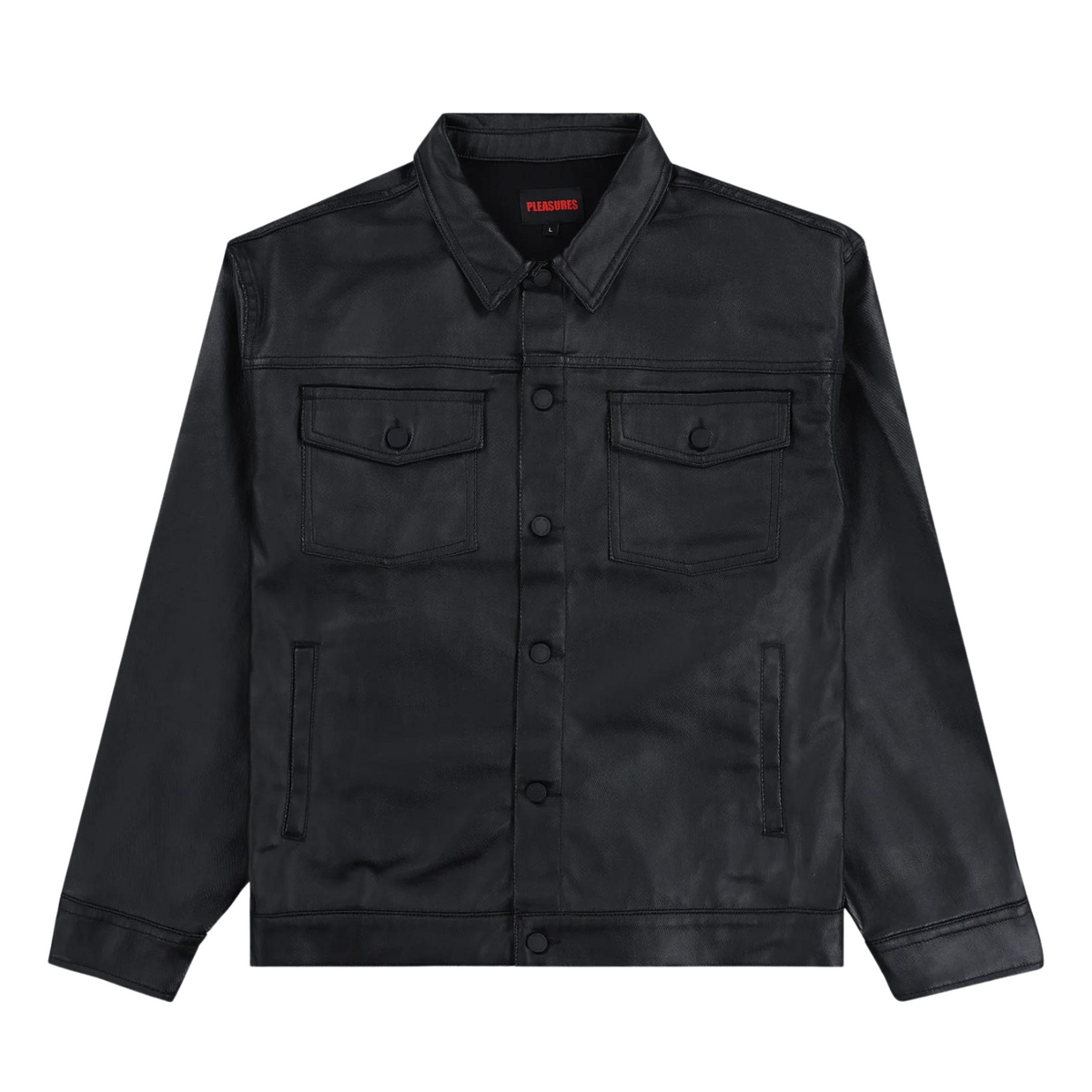 Pleasures Latex Trucker Jacket Black