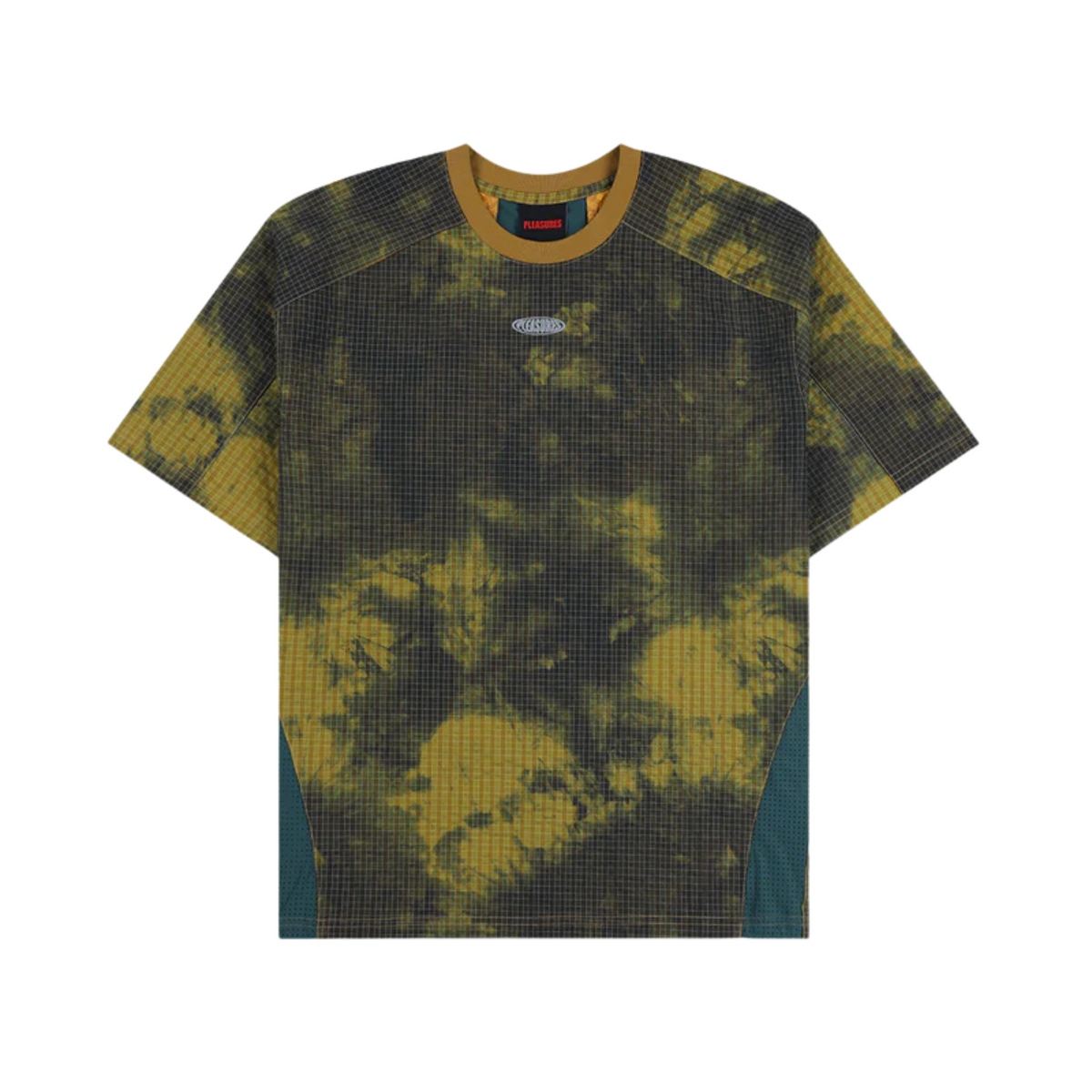 Pleasures Oval Tech Shirt Yellow