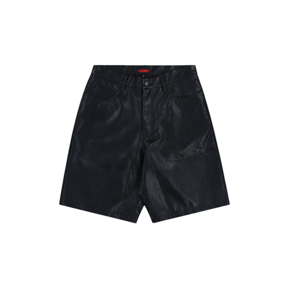 Pleasures Plaster Baggy Shorts Black.