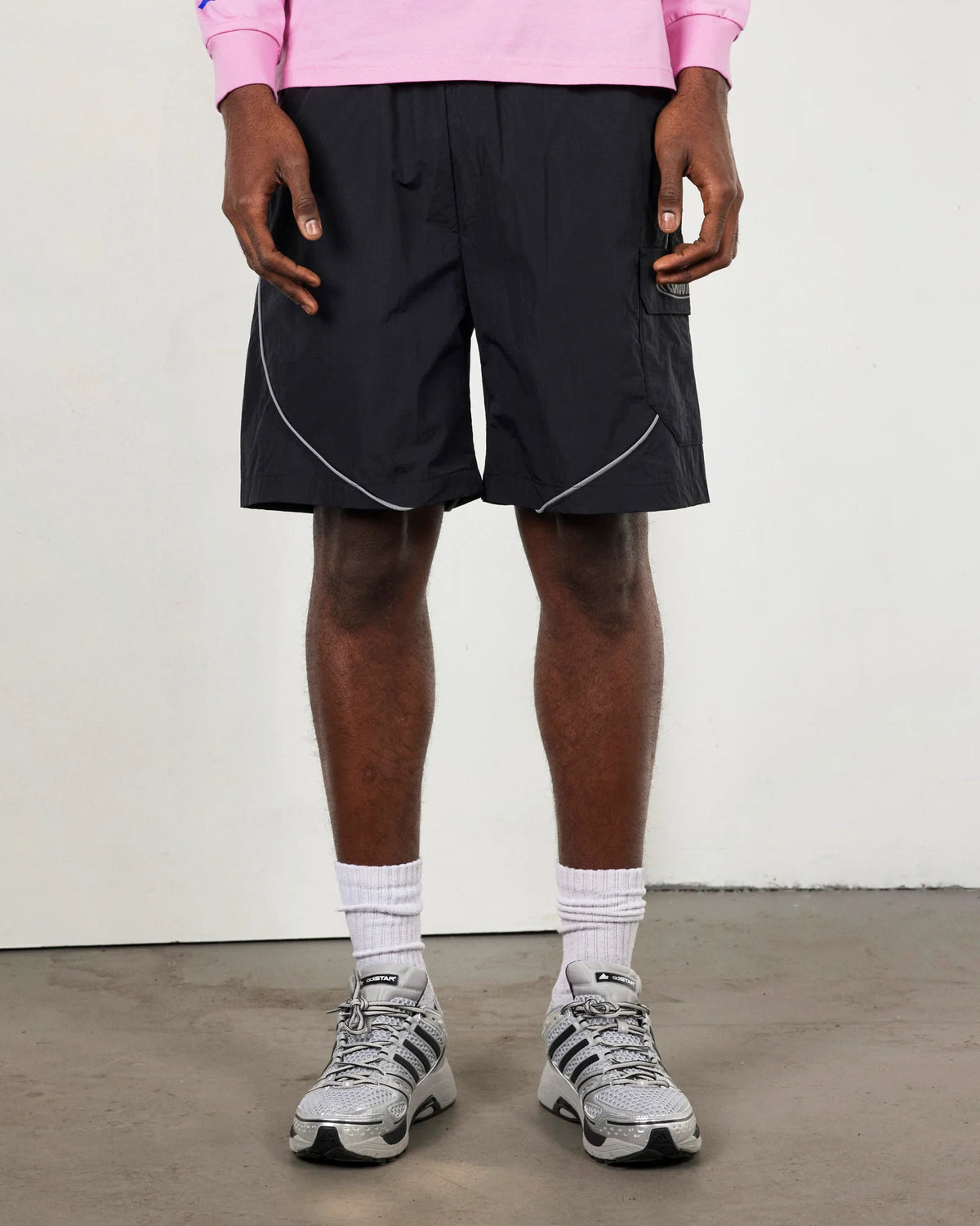 Pleasures Protection Active Shorts Black