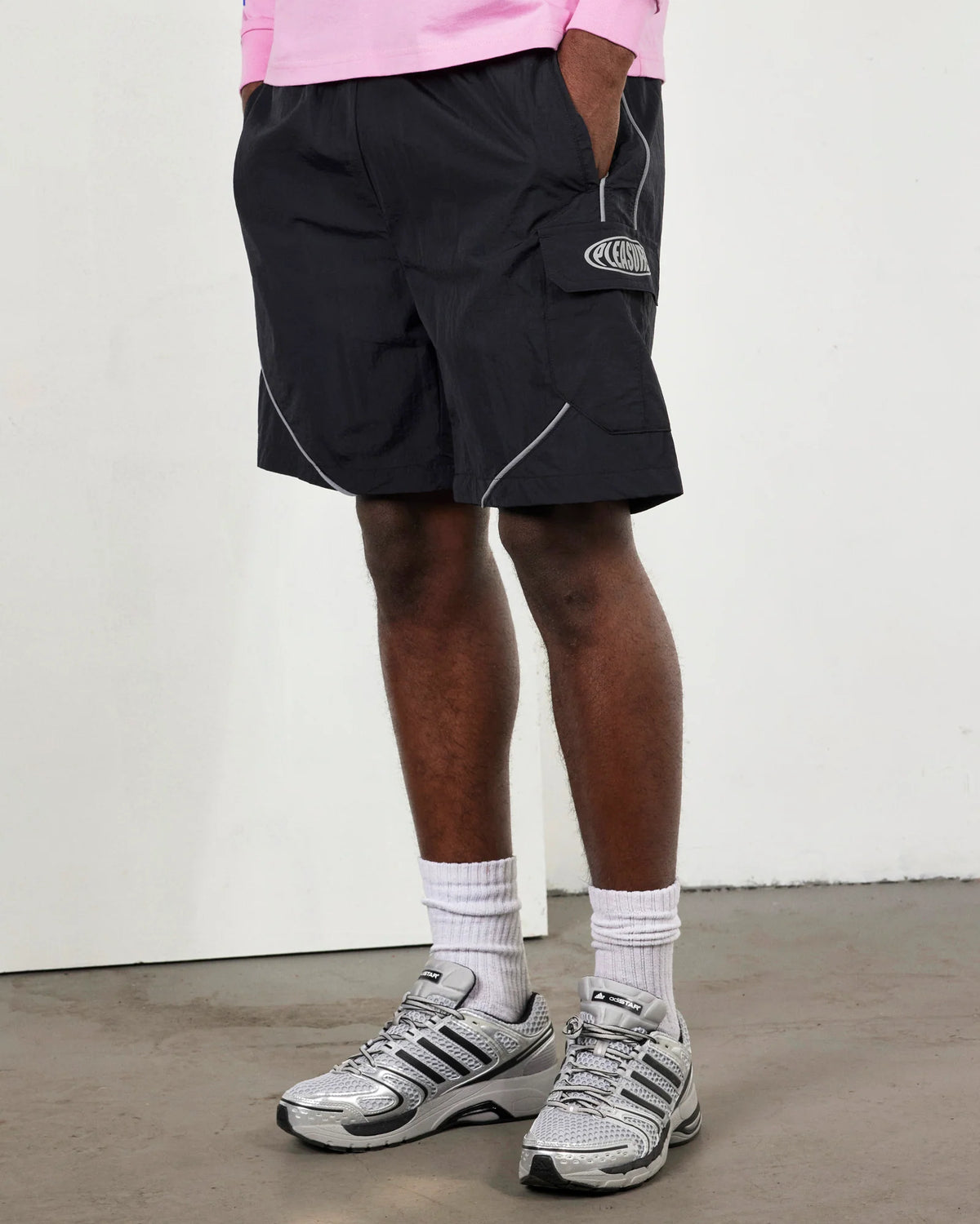 Pleasures Protection Active Shorts Black