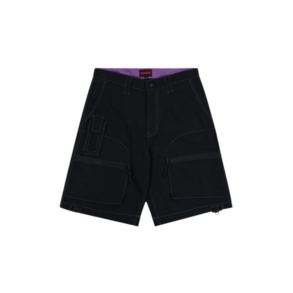 Laid.B / RELAXBANKER’SCARGO SHORTS Pleasures Raider Cargo Shorts Black I Momentum - Momentum Clothing