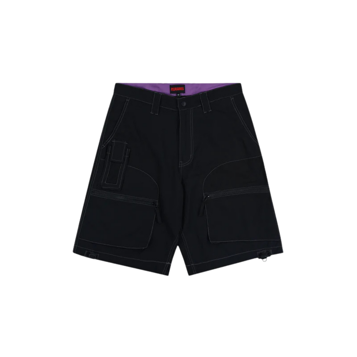Pleasures Raider Crago Shorts Black