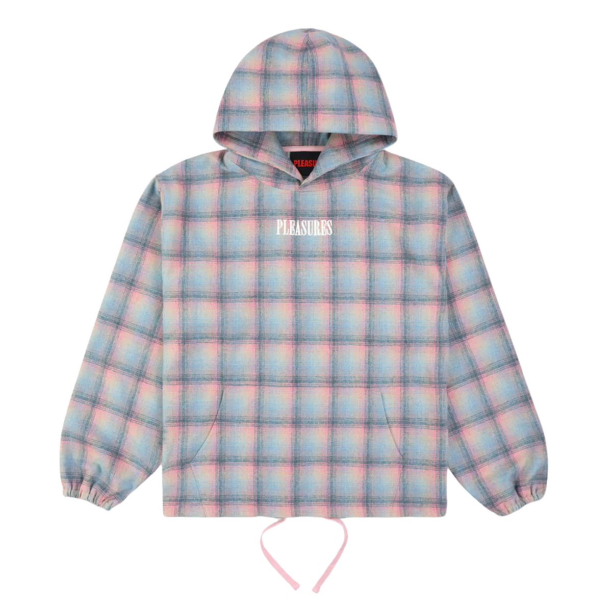 Pleasures Sender Poncho Hoodie Pink