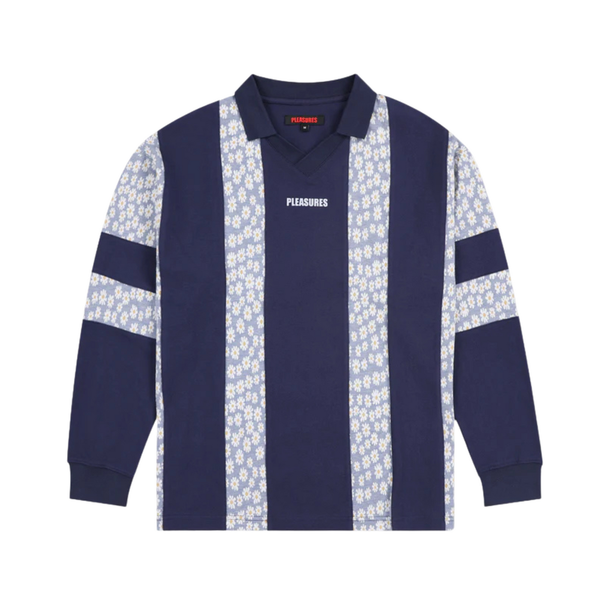 Pleasures Sounds Rugby Polo Navy