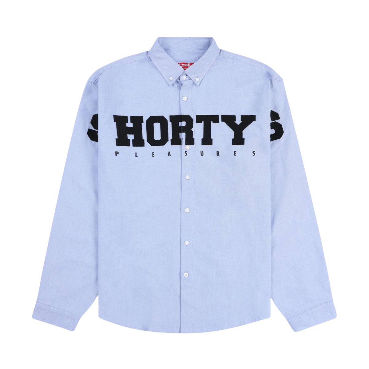 Pleasures X Shorty's Kingpin Oxford Button Down Blue