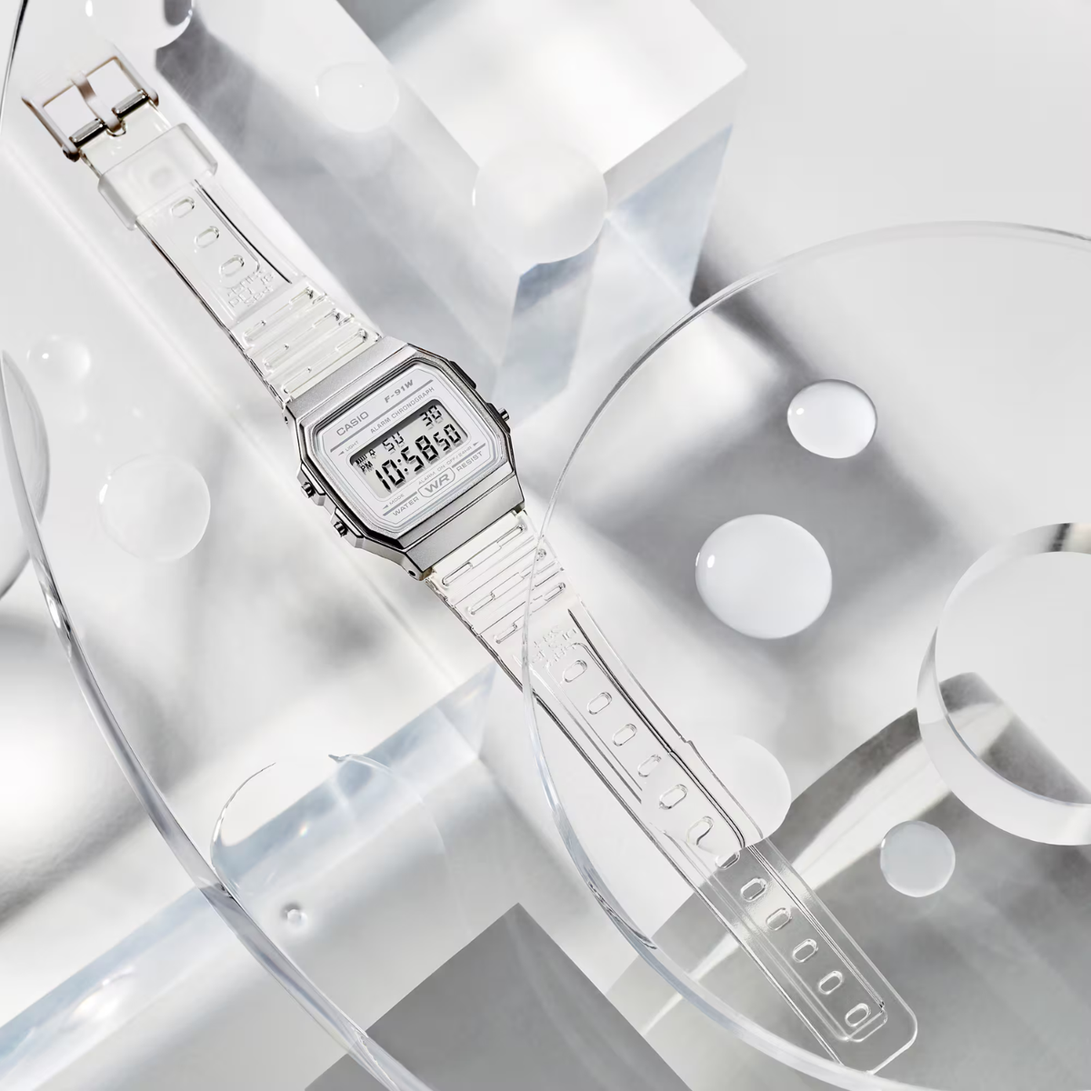 Pop Casio F-91WS-7 Watch