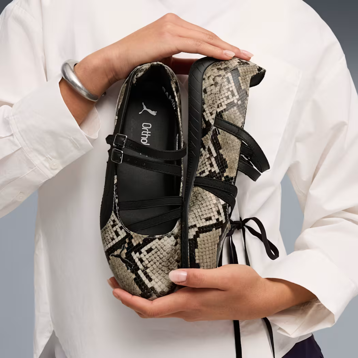 Puma Speedcat Sanke Print PUMA Black-Vapor Gray