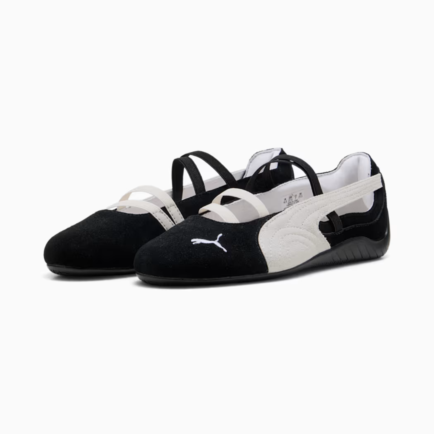 ☆PUMA☆ (W) SPEEDCAT BALLET SUEDE BLACK WHITE Womens PUMA Speedcat Ballet Shoe - PUMA Black / PUMA White