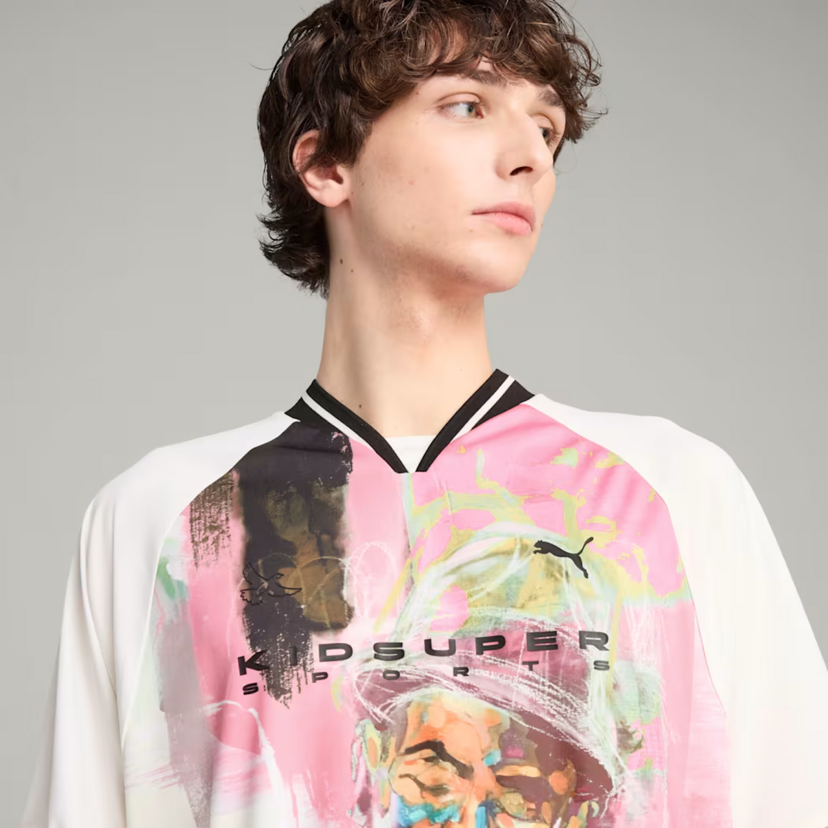 Puma x KidSuper Graphic Jersey Warm White