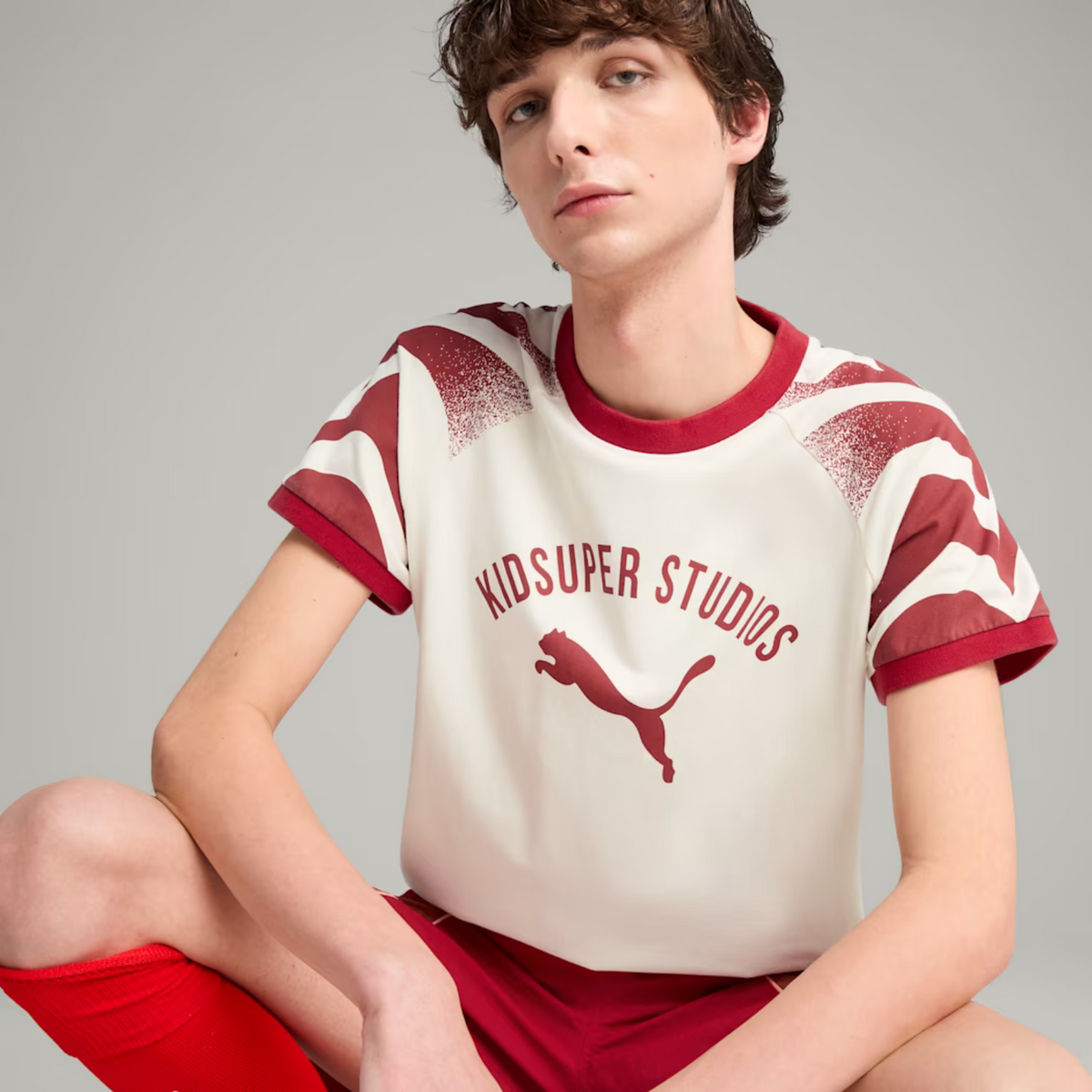 Puma x KidSuper Ringer Tee Warm White