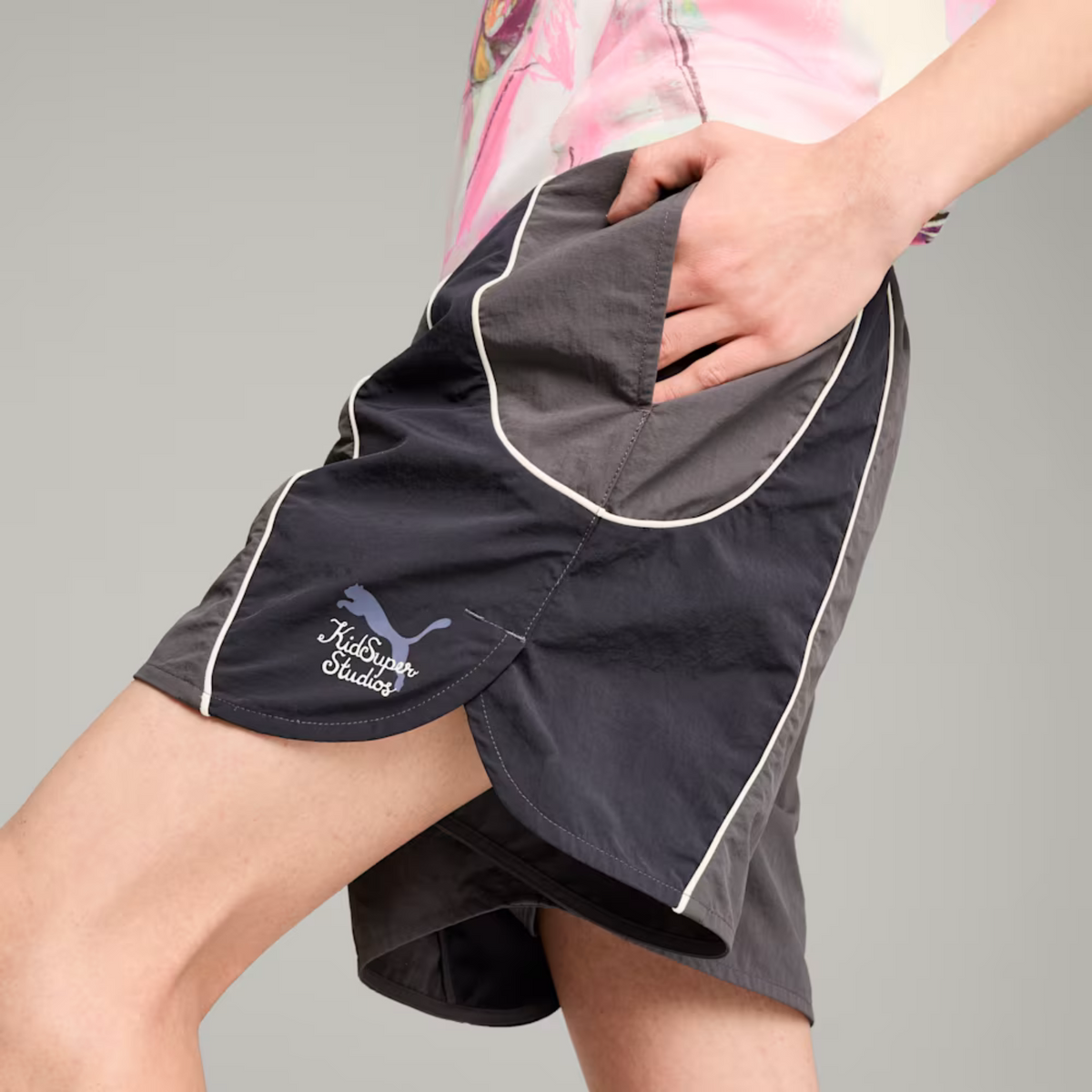 Puma x KidSuper Shorts Dark Coal