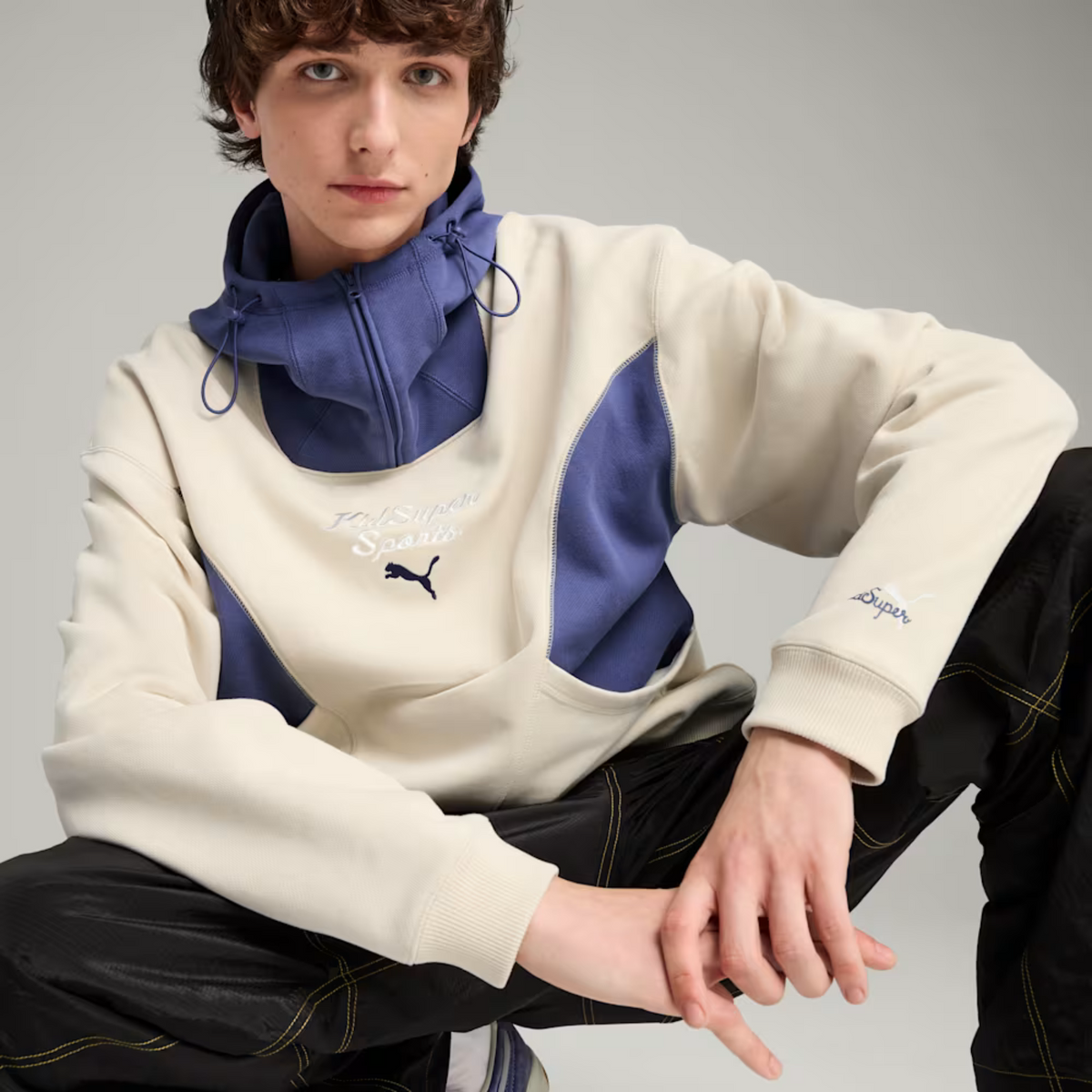 Puma x Kidsuper Progressive Hoodie Alpine Snow