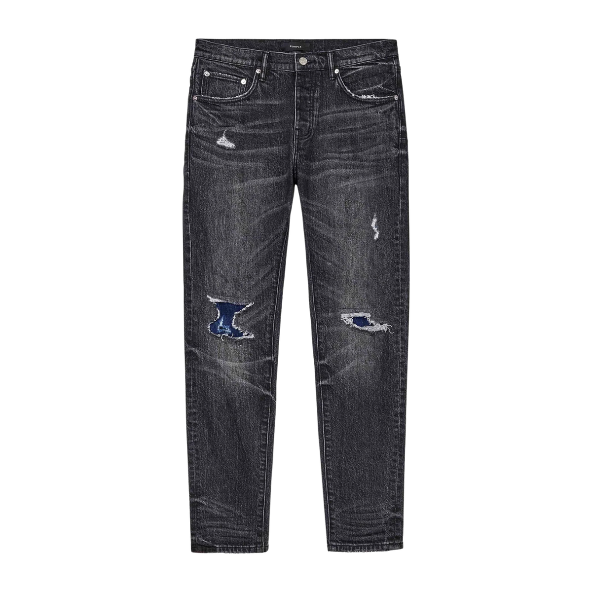 Purple P001 Skinny Indigo Black