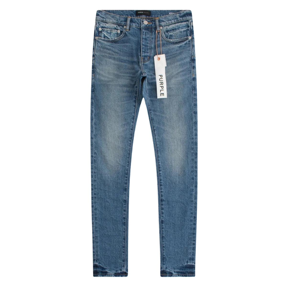 Purple P001 Skinny Vaquero Mid Indigo