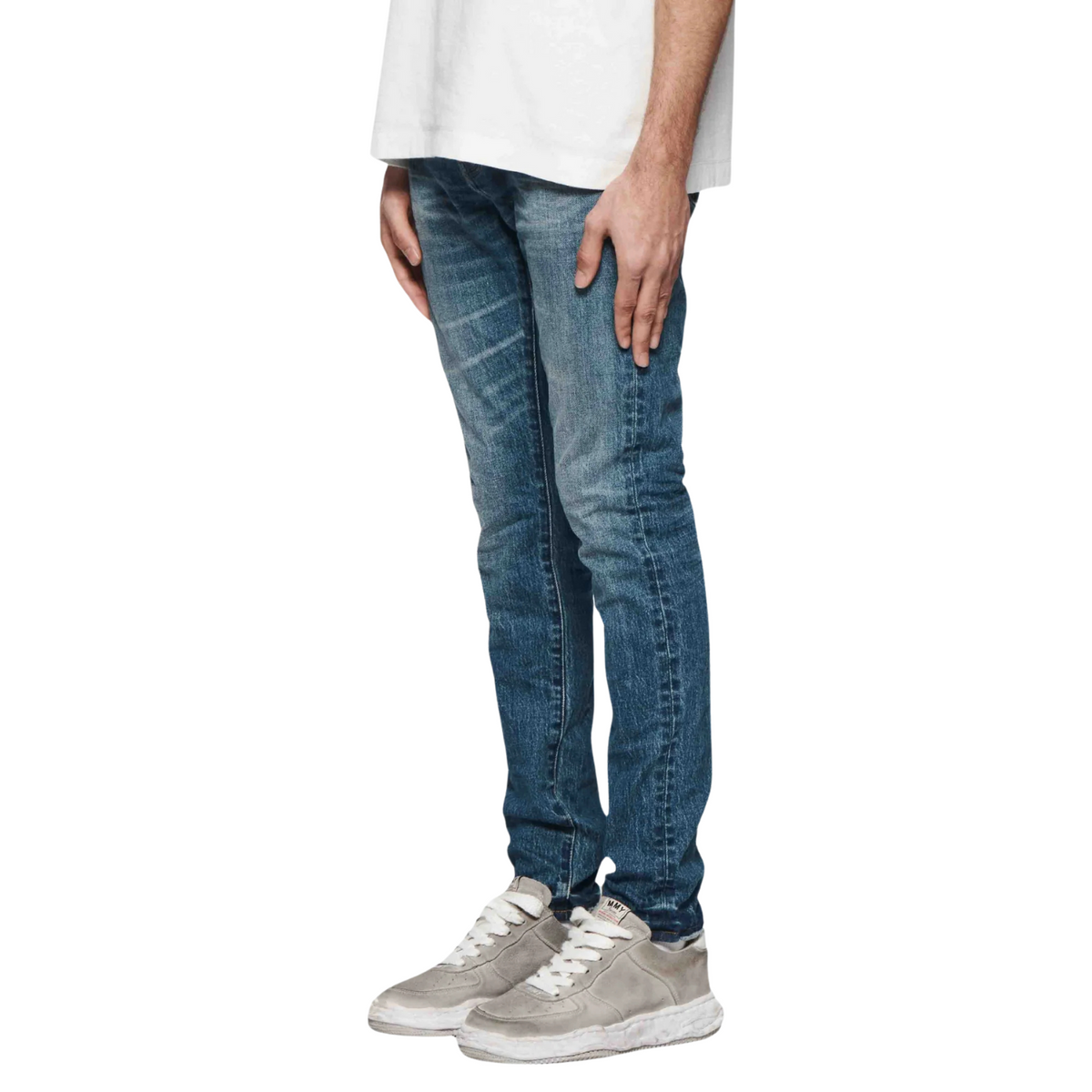Purple P001 Skinny Vaquero Mid Indigo