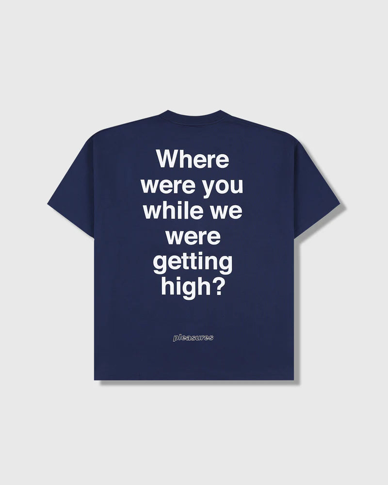 Pleasures Question Mark T-Shirt Navy