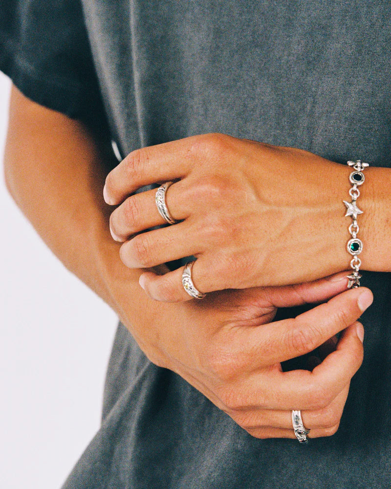 Twojeys Multicolor Squadra Bracelet Silver