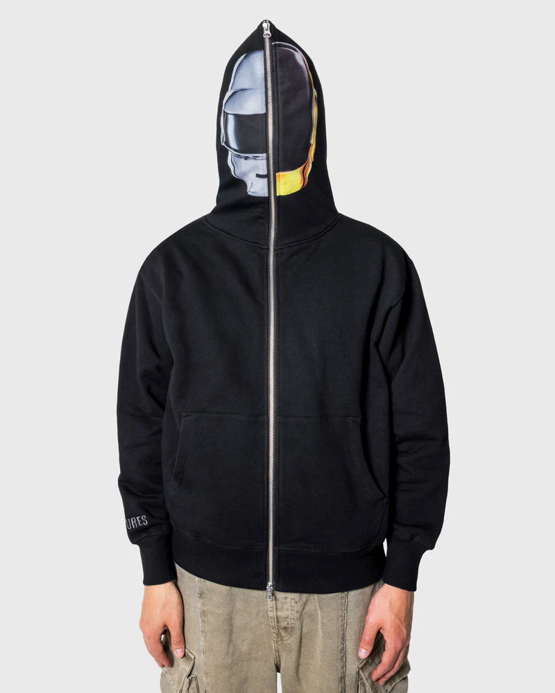 Pleasures Ram Zip Hoodie Black