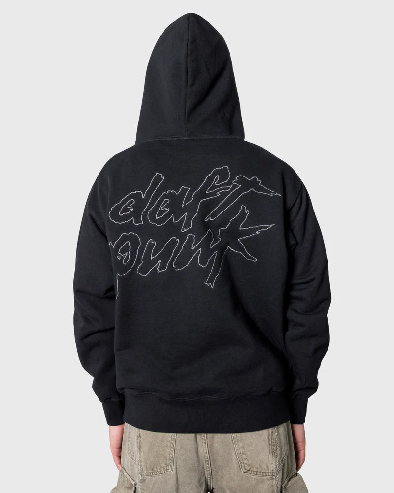 Pleasures Ram Zip Hoodie Black