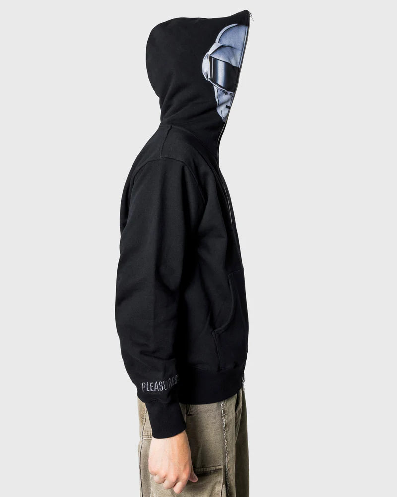 Pleasures Ram Zip Hoodie Black