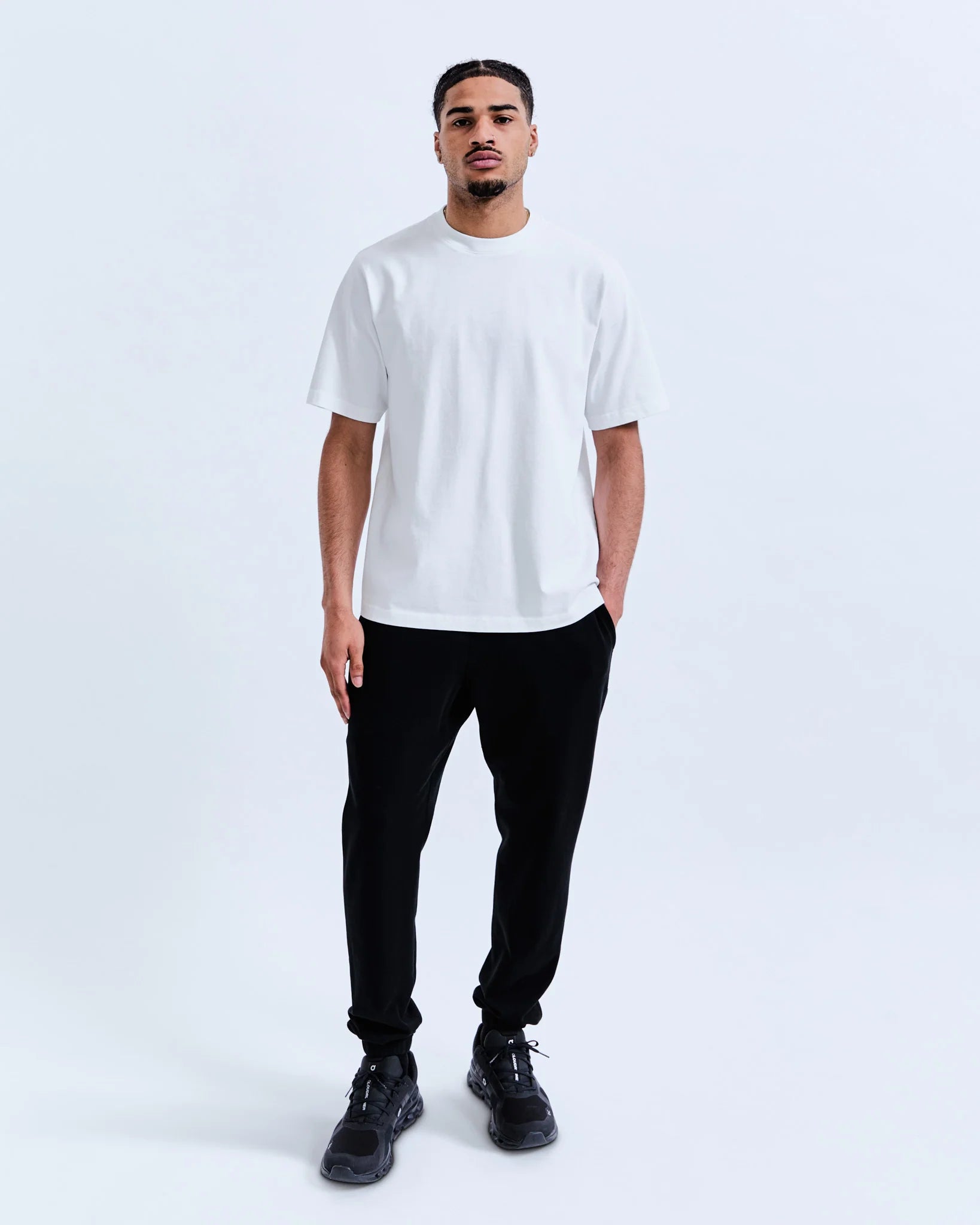 MIDWEIGHT JERSEY T-SHIRT - WHITE I REIGNING CHAMP - Momentum Clothing