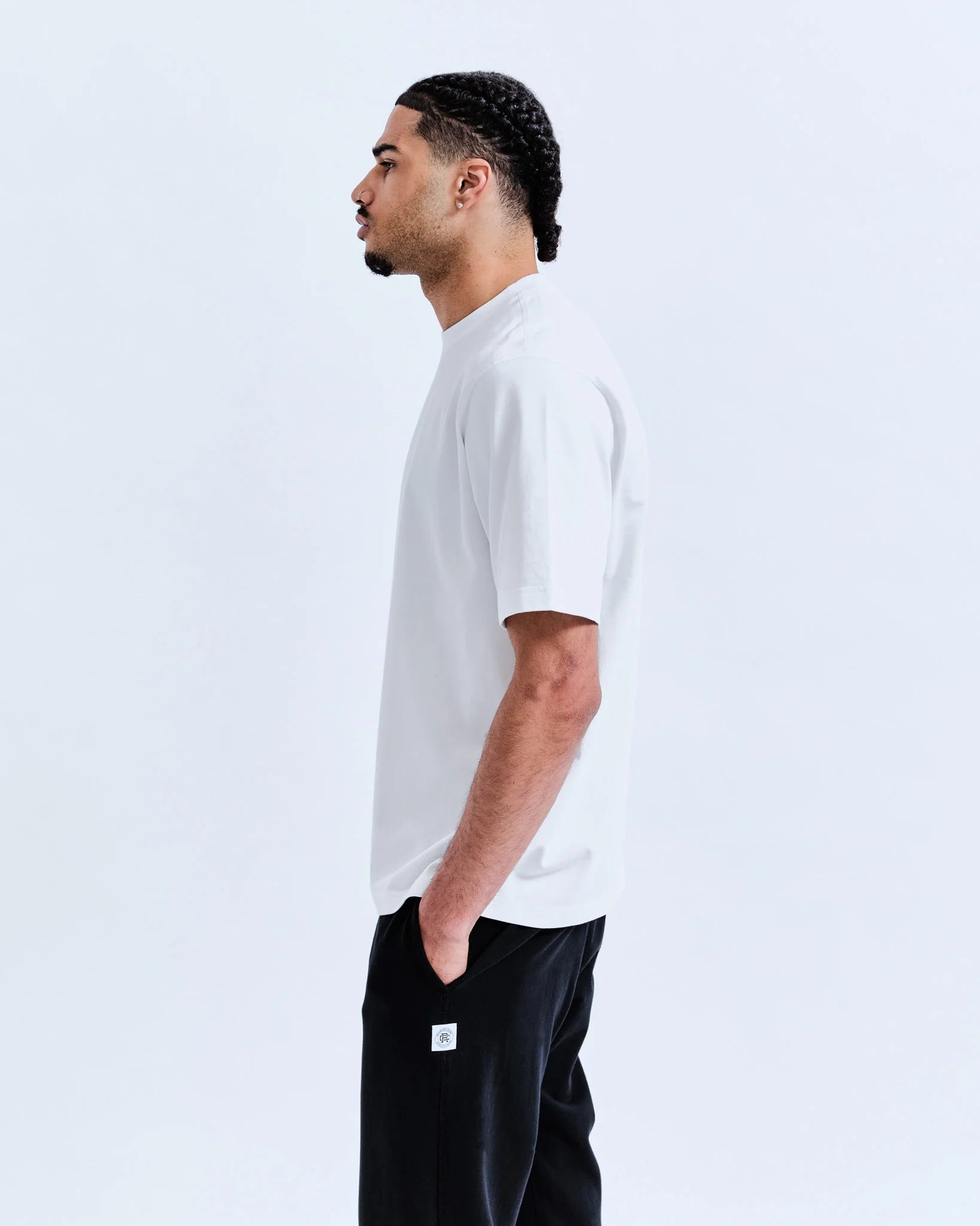 MIDWEIGHT JERSEY T-SHIRT - WHITE I REIGNING CHAMP - Momentum Clothing