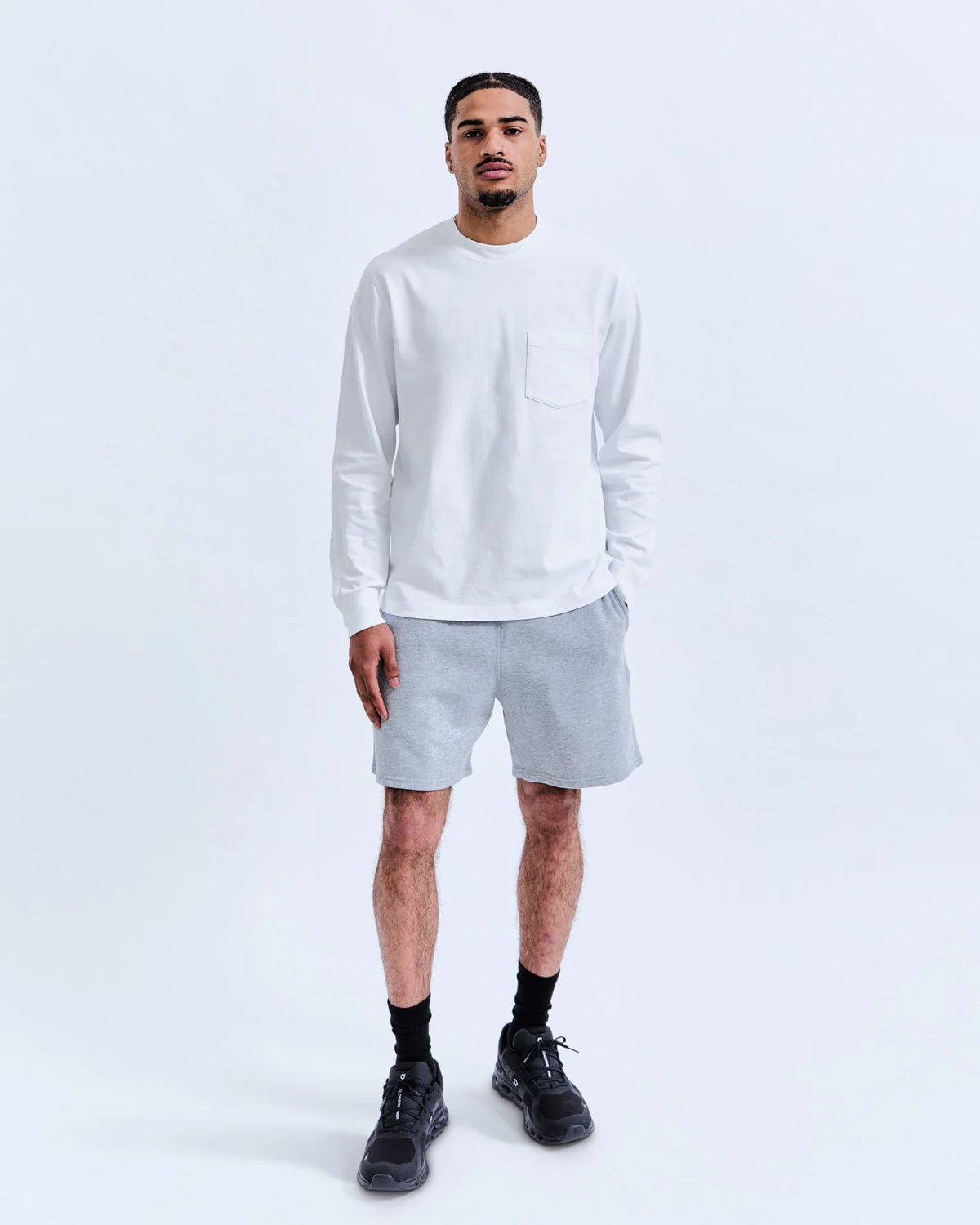 MIDWEIGHT JERSEY CLASSIC POCKET LONGSLEEVE
