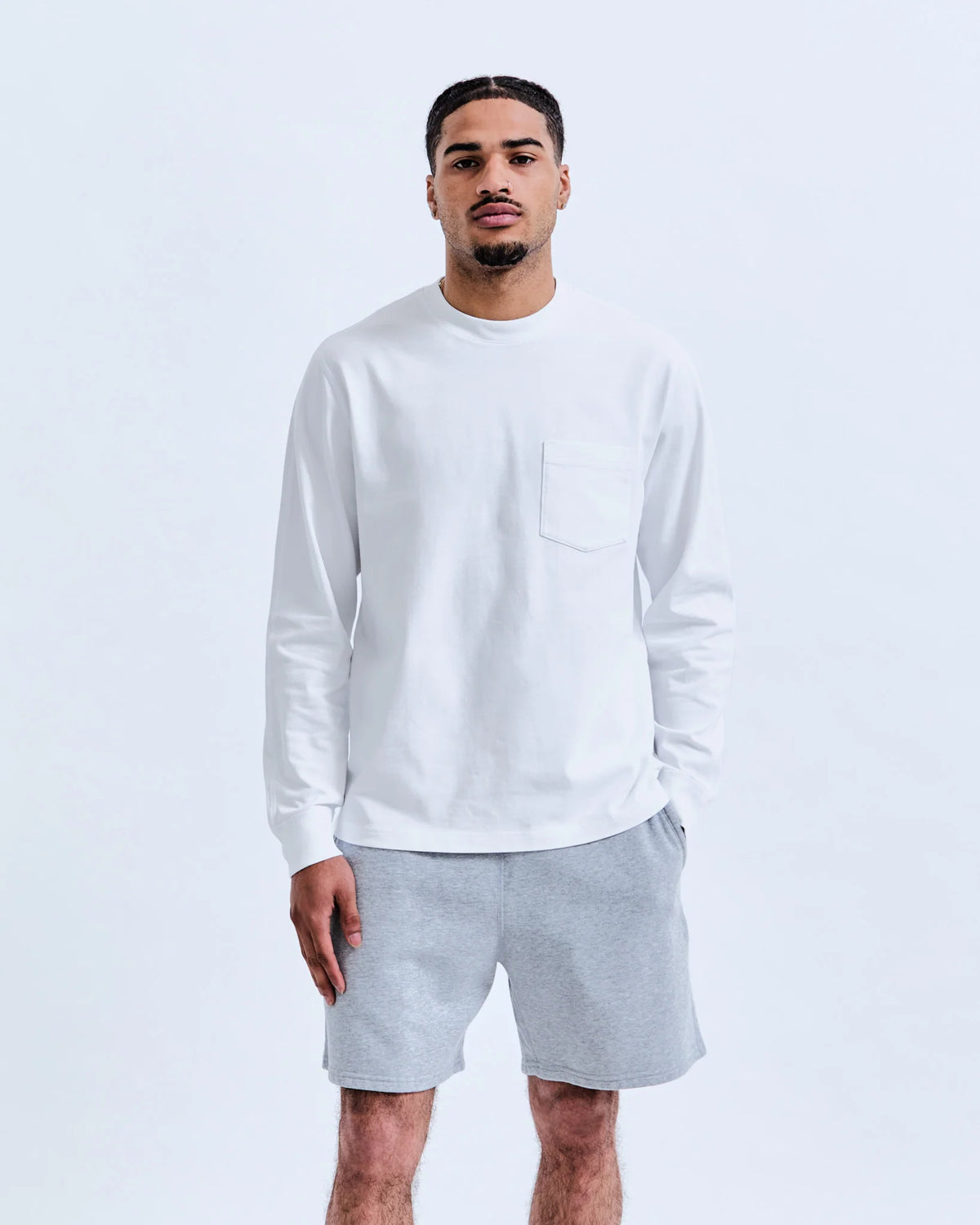 MIDWEIGHT JERSEY CLASSIC POCKET LONGSLEEVE