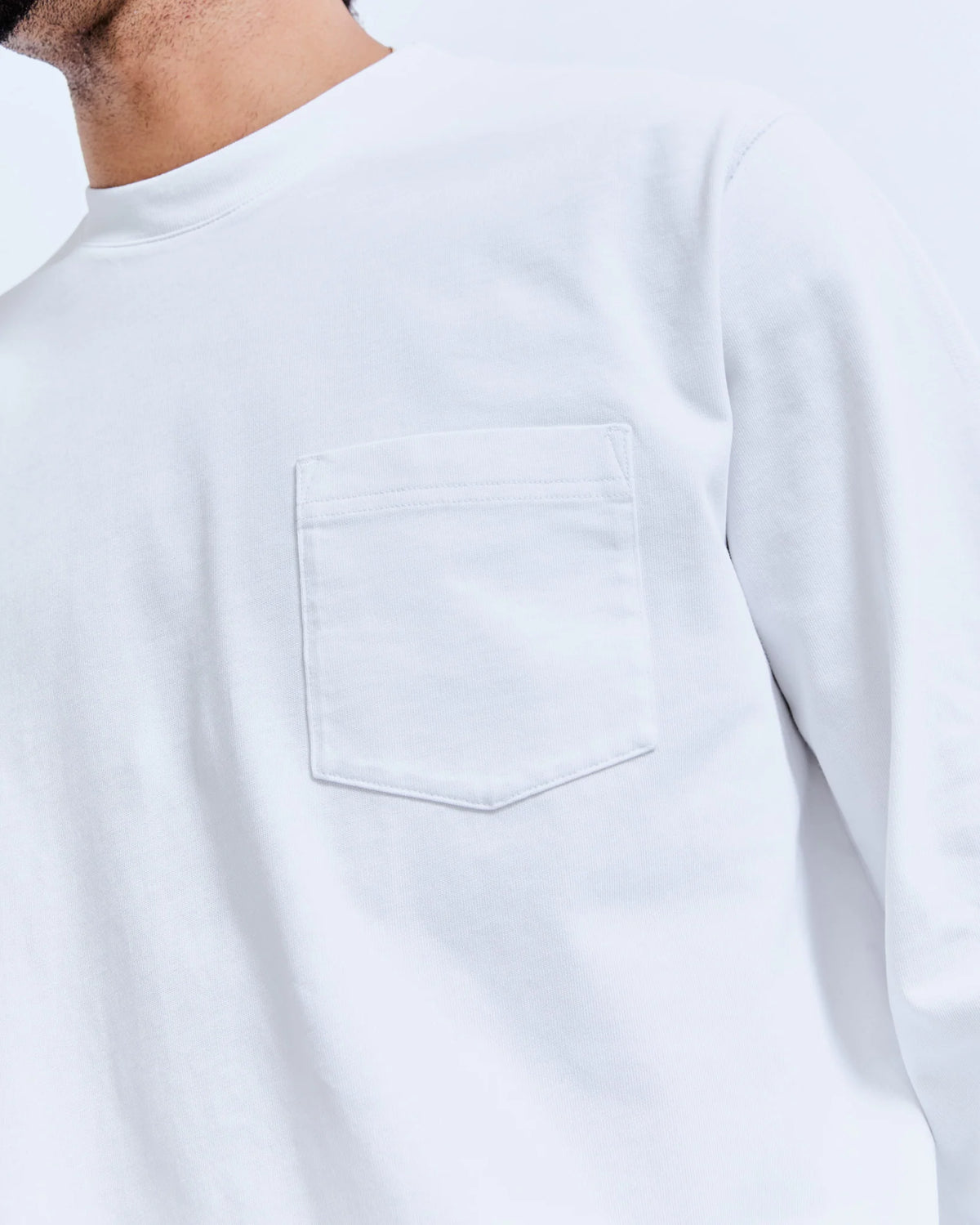 MIDWEIGHT JERSEY CLASSIC POCKET LONGSLEEVE