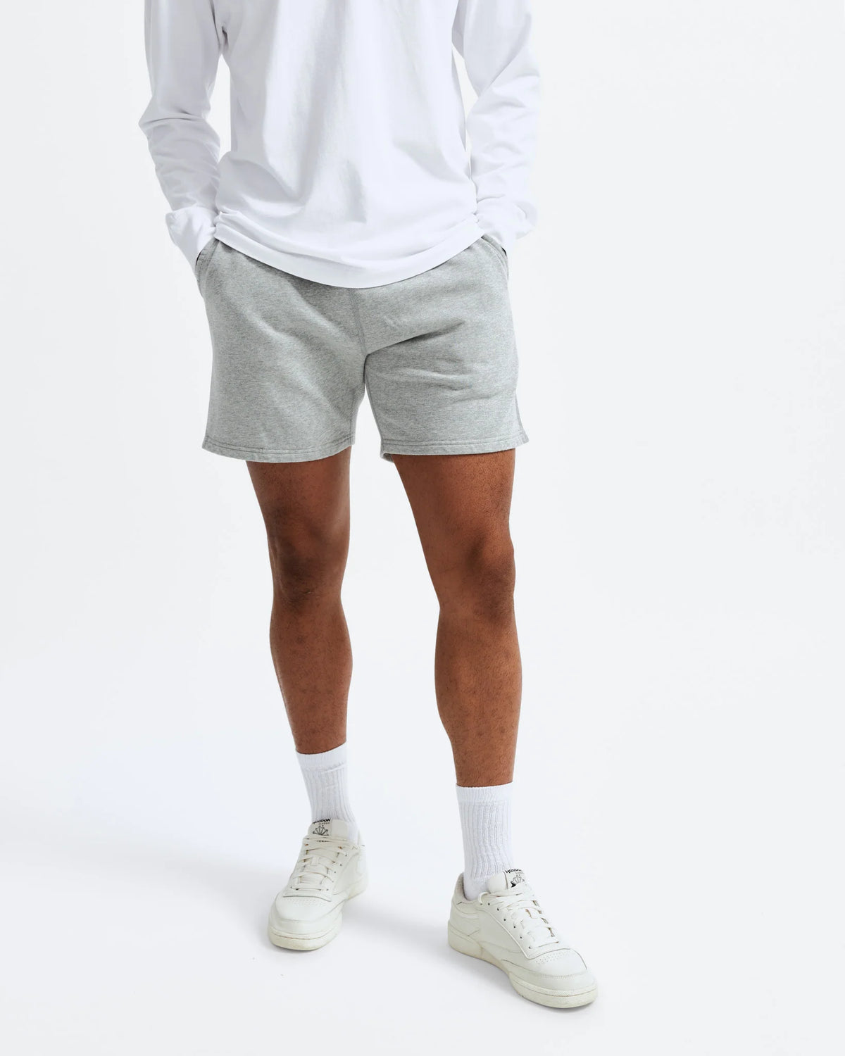 Reigning Champ Lightweight Terry 6" Sweatshort Heather Grey