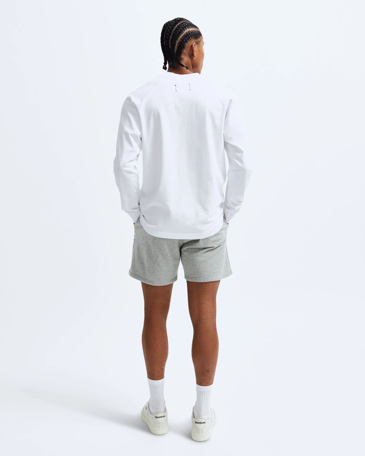 Reigning Champ Lightweight Terry 6" Sweatshort Heather Grey