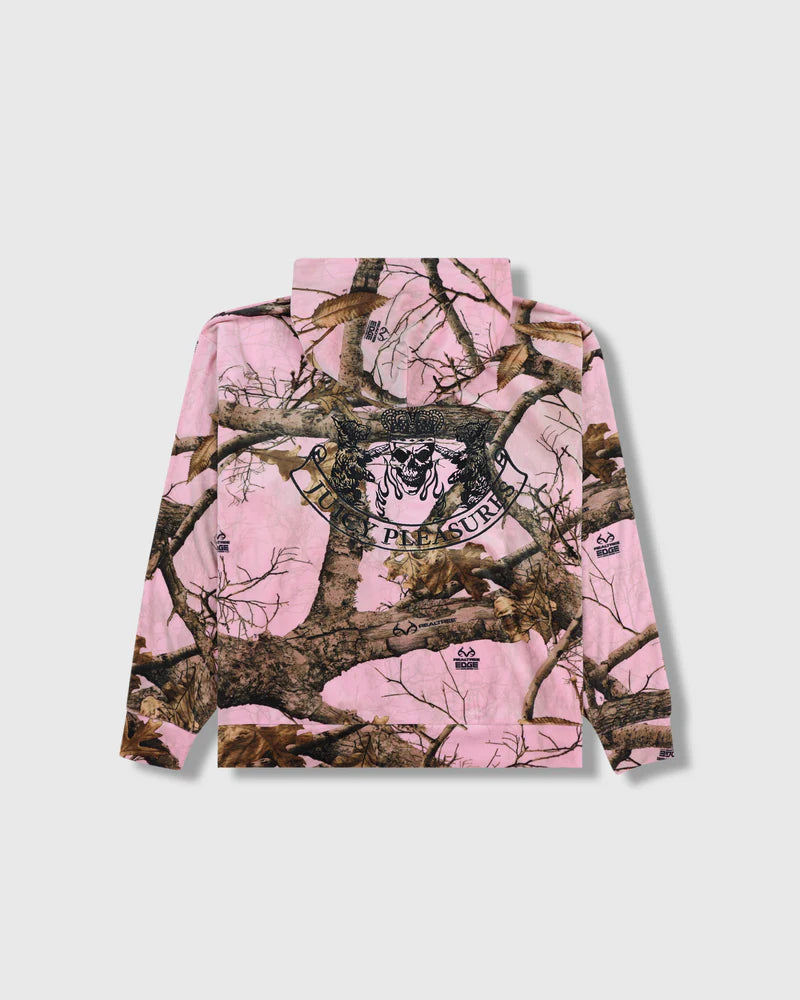 Pleasures Realtree Velour Hoodie Pink Edge