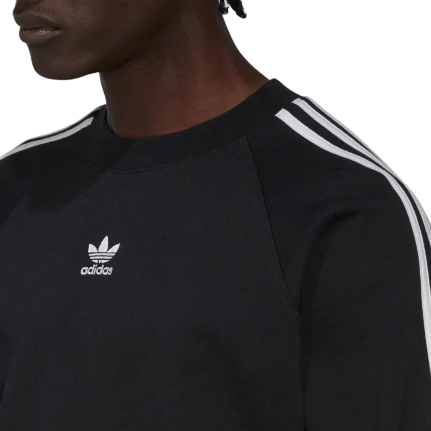 REKIVE CREWNECK BLACK I ADIDAS Momentum Clothing