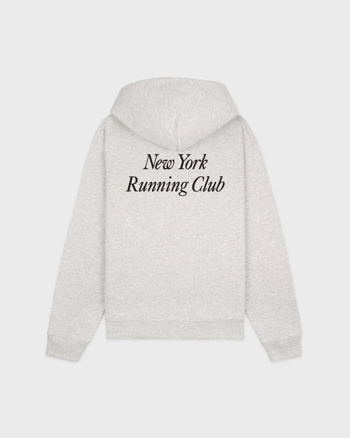 Sporty & Rich W Run Club Zip Hoodie Heather Gray