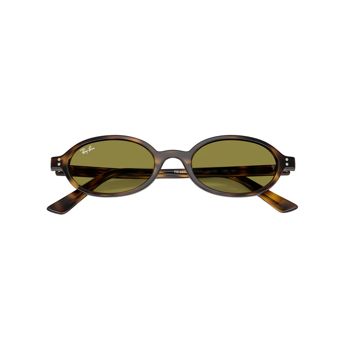 Ray-Ban Khal Bio-Based Sunglasses - Havana W/ Green Lenses