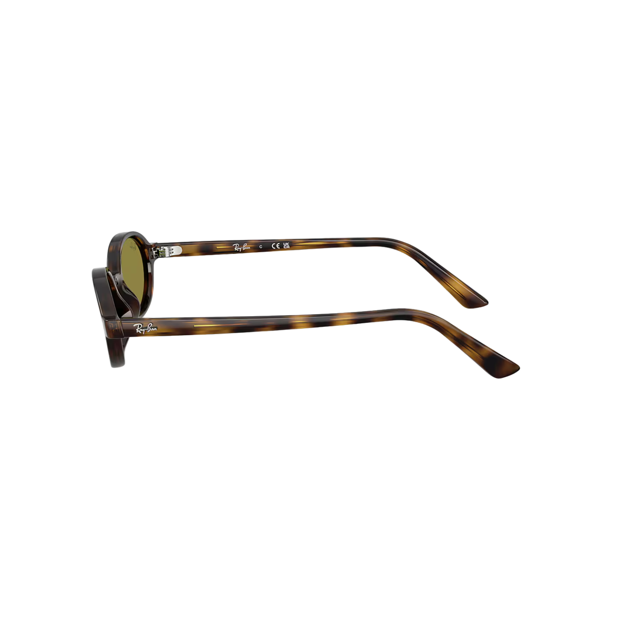 Ray-Ban Khal Bio-Based Sunglasses - Havana W/ Green Lenses