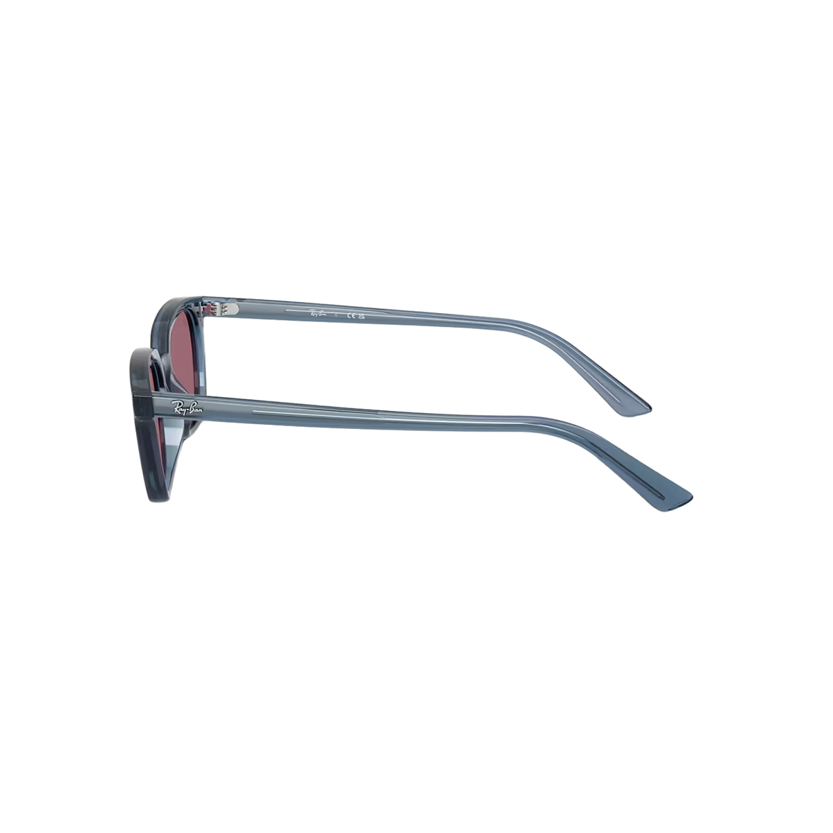 Ray-Ban Zaya Bio-Based Sunglasses - Light Blue W/ Violet Lenses