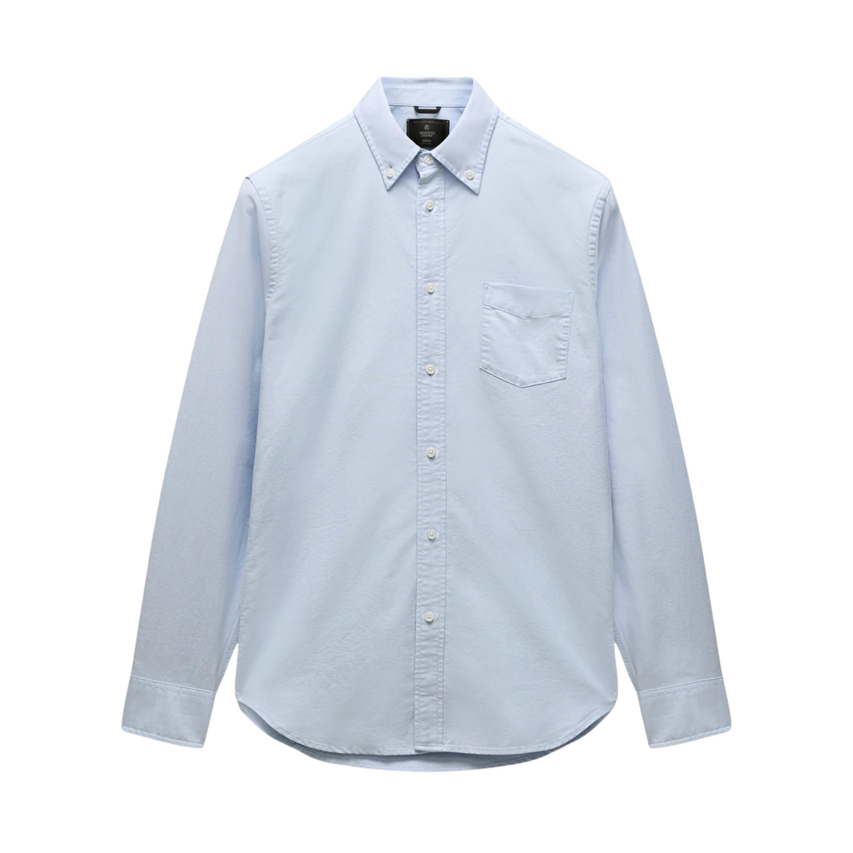 Reigning Champ Cotton Oxford Windsor Shirt Light Blue
