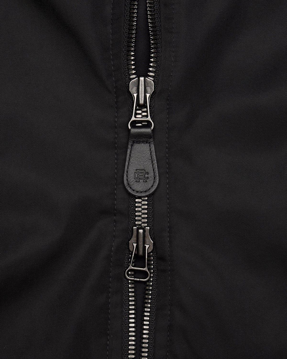 Reigning Champ Nylon Twill Flight Jacket Black