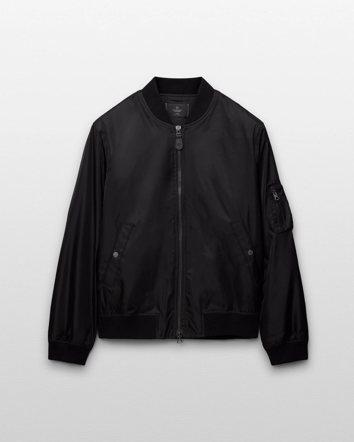 Reigning Champ Nylon Twill Flight Jacket Black