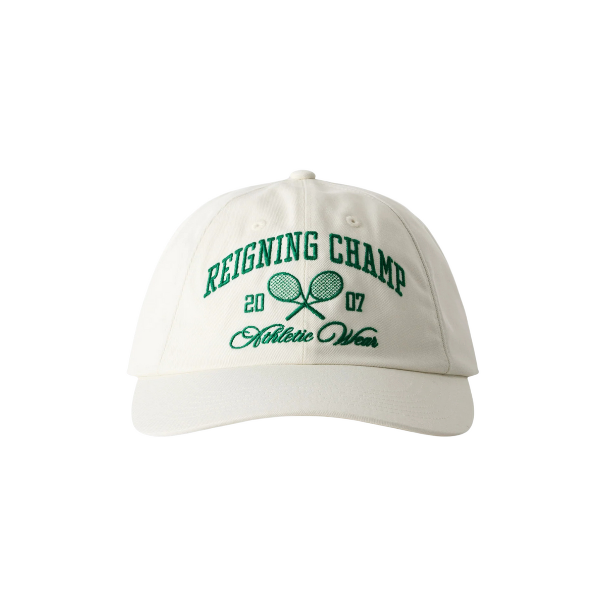 Reigning Champ Rally Strapback Cap Ivory/BRG