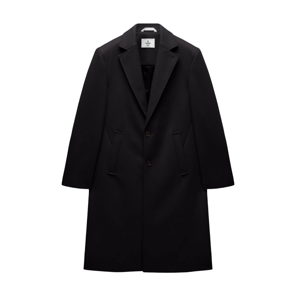 Reigning Champ Wool Cashmere Maestro Coat Black