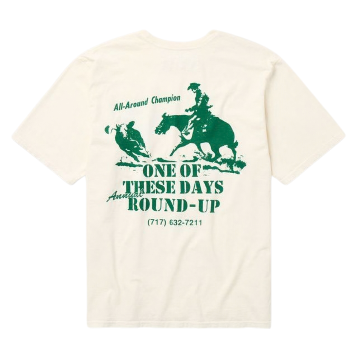 One of These Days Round Up T-Shirt Bone