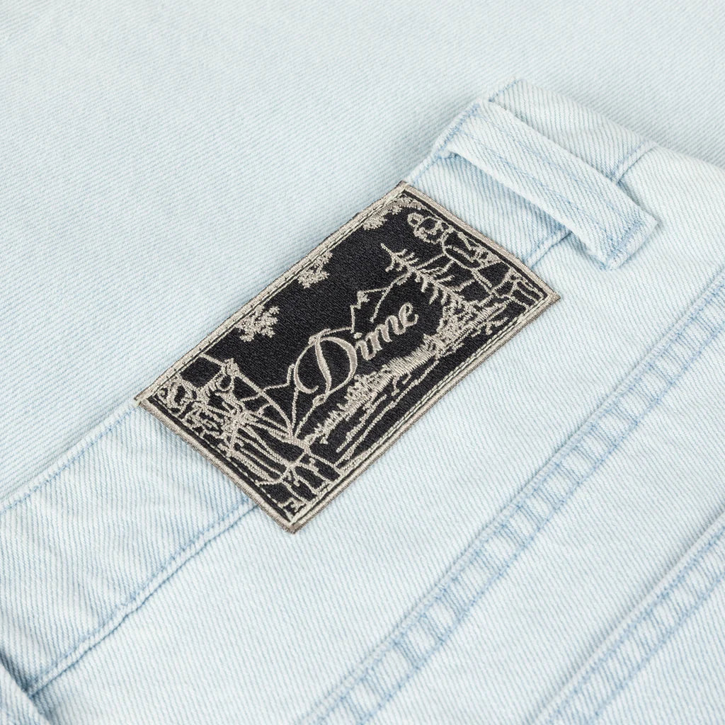 Dime Classic Denim Shorts Faded Blue