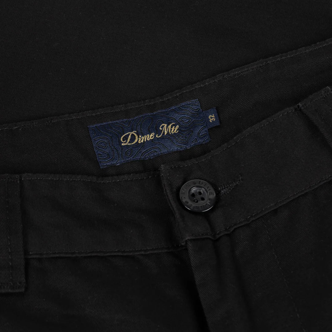 Dime Baggy Chino Shorts Black