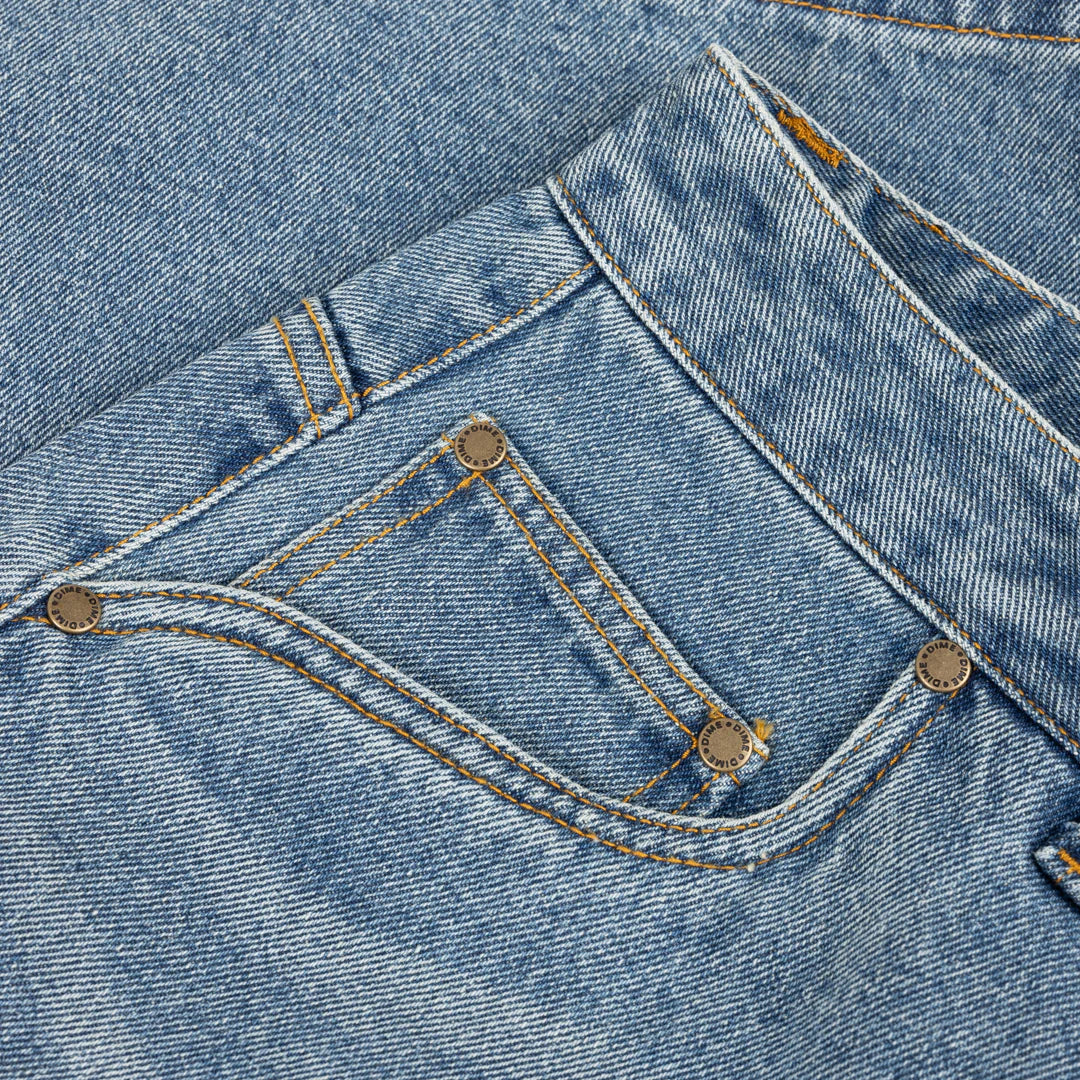 Dime Classic Denim Shorts Sandblasted Indigo