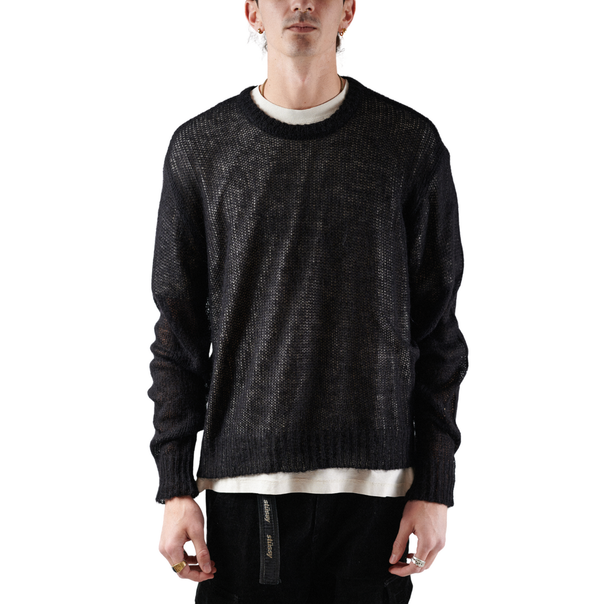 Stussy S Loose Knit Sweater