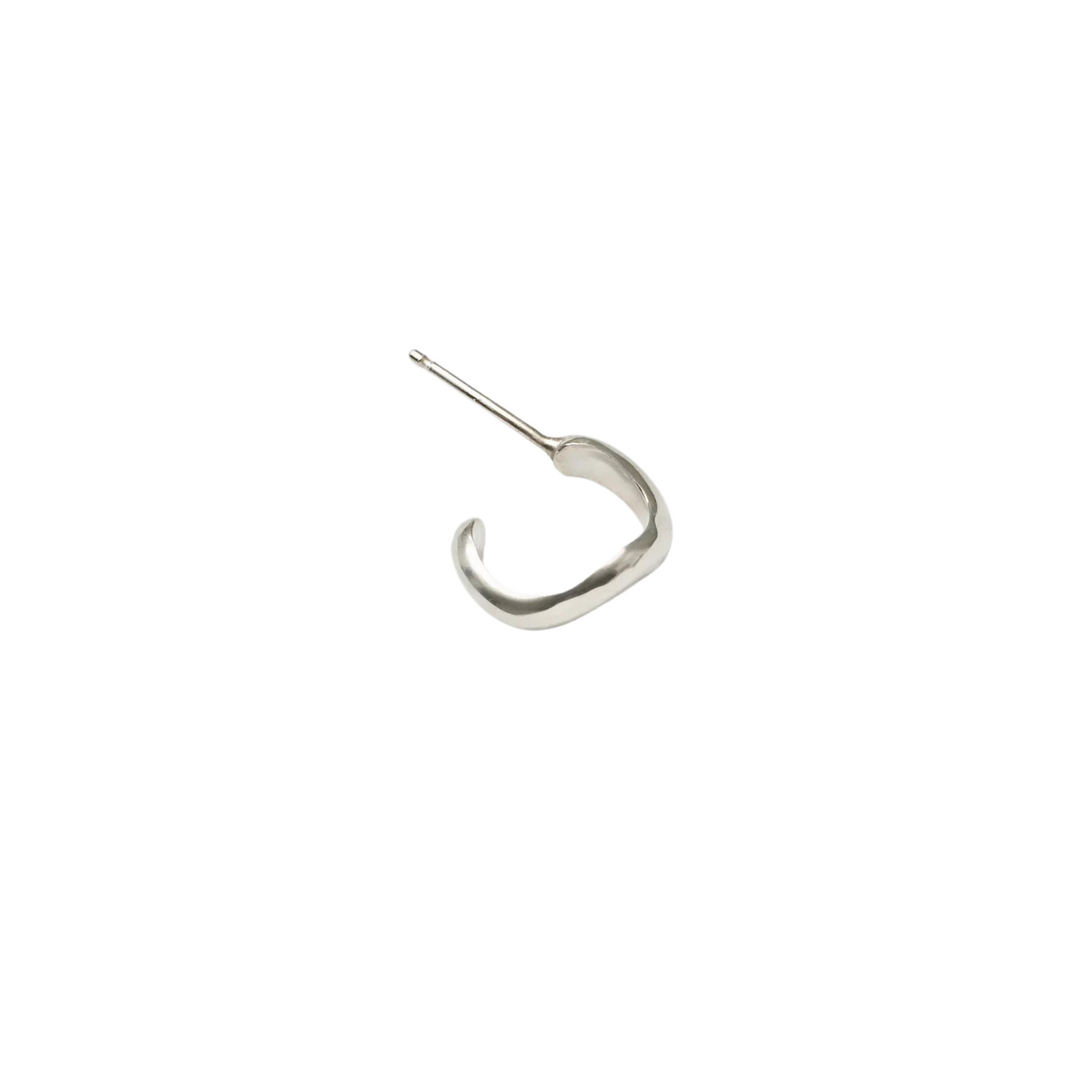 SMALL RILEY EARRING (SINGLE) - STERLING SILVER