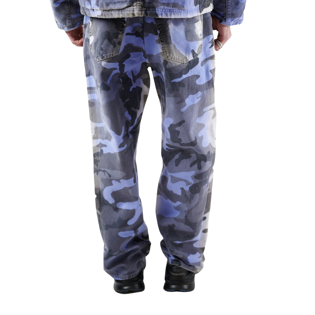 SPRAY DYE CANVAS BIG OL JEAN - BLUE CAMO I STUSSY - Momentum Clothing